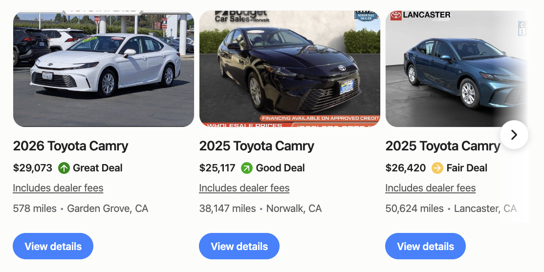 CarGurus screenshot
